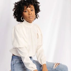 BIRCH ROMANCE ME BLOUSE BY VERO MODA